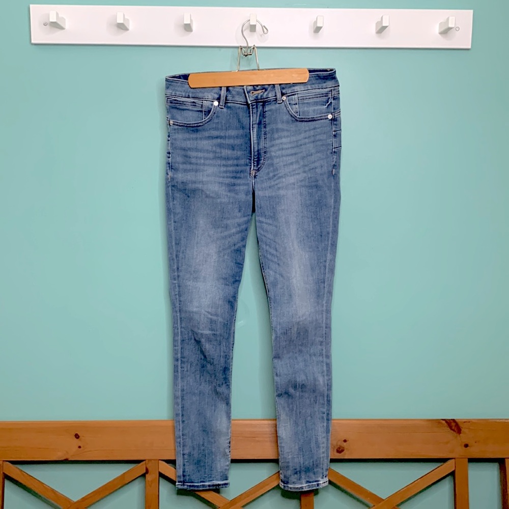 Express ankle high rise jeans